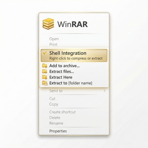 WinRAR如何压缩云端文件